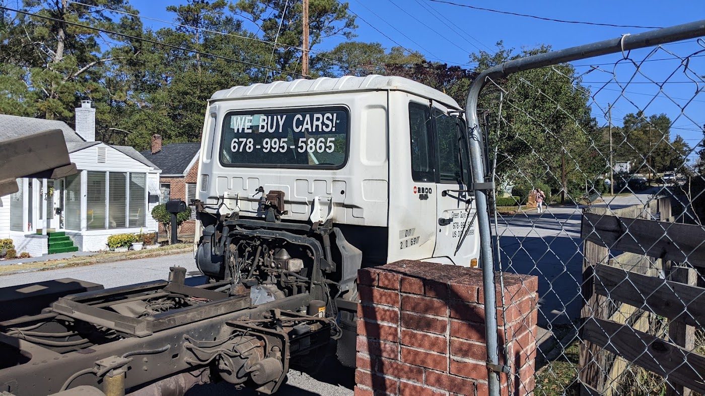 Our &ldquo;We Buy Cars&rdquo; truck
